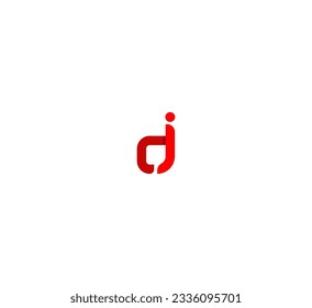 Alphabet letters Initials Monogram logo DJ, JD, DI, ID, D.