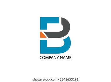 Alphabet letters Initials Monogram logo BJ JB B J