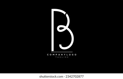 Alphabet letters Initials Monogram logo PB,PB  INITIAL,PB  letter