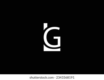 Alphabet letters Initials Monogram logo LG GL L G. Letter GL LG logo design template. LG monogram initials letter logo concept. GL icon design. Letter GL and LG logo design vector template