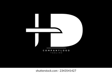 Alphabet letters Initial Monogram Logo HD, HD INITIAL, HD-Brief