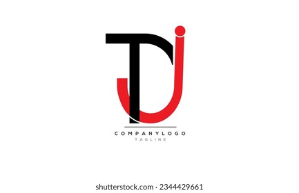 Alphabet letters Initials Monogram logo TJ, TJ INITIAL, TJ letter