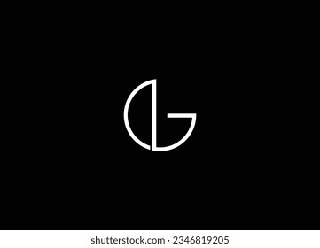 Alphabet letters Initials Monogram logo LG GL L G. Letter GL LG logo design template. LG monogram initials letter logo concept. GL icon design. Letter GL and LG logo design vector template