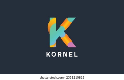 Alphabet letters Initials Monogram logo K,Letter K logo icon design Exclusive Classic Typography K Letter Combine Logo Emblem Monogram