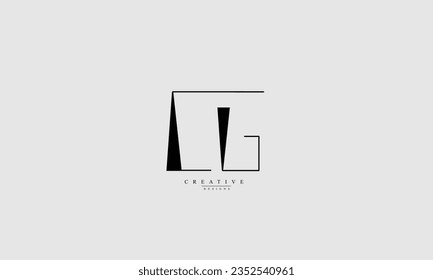 Alphabet letters Initials Monogram logo CG GC C G