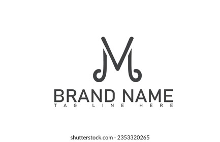 Alphabet letters Initials Monogram logo MV, VM, M and V icon