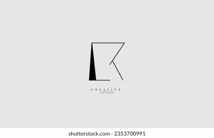  Alphabet letters Initials Monogram logo  CR RC C R