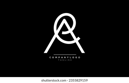 Alphabet letters Initials Monogram logo AE, AE INITIAL, AE letter svg