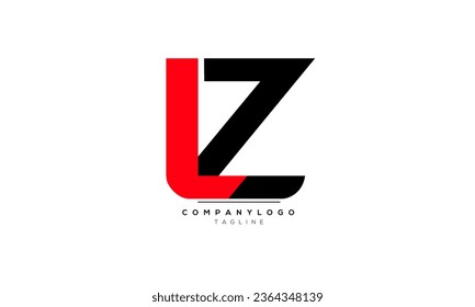 Alphabet letters Initials Monogram logo LZ, LZ INITIAL, LZ letter