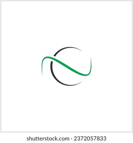 Alphabet letters Initials Monogram logo NC, CN, N and C, Alphabet Letters NC minimalist logo design in a simple yet elegant font