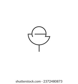 Alphabet letters Initial Monogram Logo AY, YA, A und Y