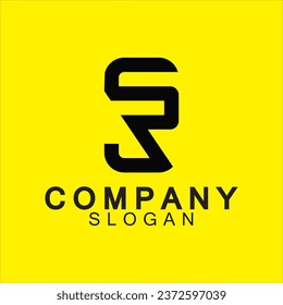 Alphabet Buchstaben Initials Monogram Logo SR oder RS Symbol Design.
