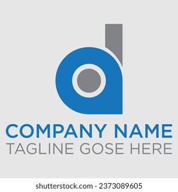 Alphabet letters Initials Monogram logo , AD INITIAL,  letter, Letter AD logo design vector. monogram logo vector illustration, ad modern logo design vector icon, AD Letter  Design with Creative.