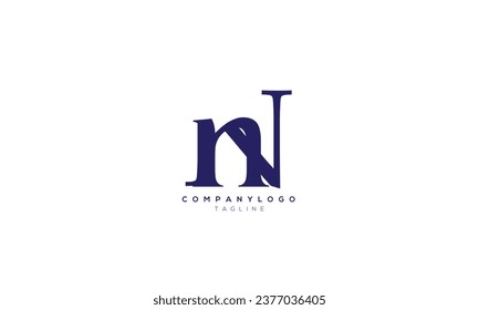 Letras alfabéticas Iniciales Monograma NN,NN INICIAL,NN letra