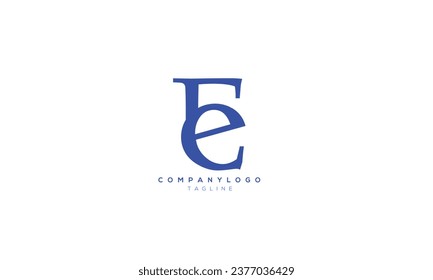 Alphabet letters Initials Monogram logo EF,EF  INITIAL,EF  letter