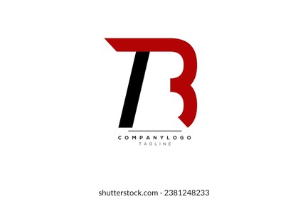 Alphabet letters Initials Monogram logo TB, TB INITIAL, TB letter