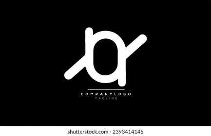 Alphabet letters Initial Monogram Logo OX, OX INITIAL, OX Letter
