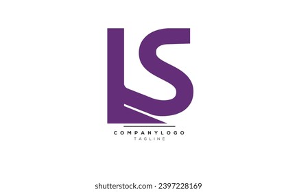 Alphabet letters Initials Monogram logo LS,LS  INITIAL,LS  letter