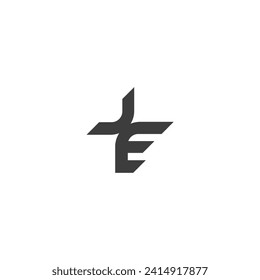 Alphabet letters Initials Monogram logo EX, XE, E and X