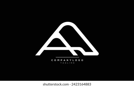 Alphabet letters Initials Monogram logo AA, AA INITIAL, AA letter