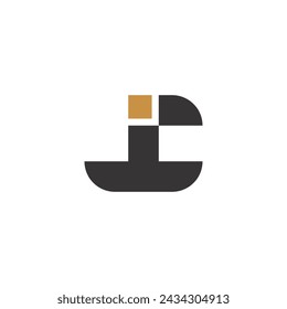 Alphabet letters Initials Monogram logo JC, CJ, J and C