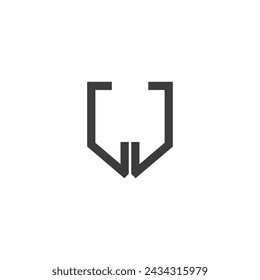 Alphabet letters Initials Monogram logo JC, CJ, J and C