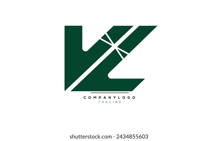 Buchstaben Initialen Monogramm Logo VL, VL INITIAL, VL Buchstabe
