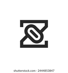 Buchstaben Initialen Monogramm Logo ZO OZ
