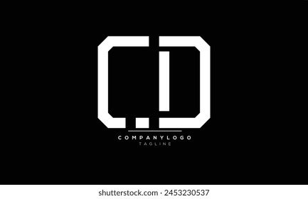 Letras del alfabeto Iniciales Monograma logo CD, CD INITIAL, CD carta