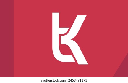 Alphabet letters Initials Monogram logo KB, BK, K and B