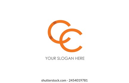 Alphabet letters Initials Monogram logo CC, CC, C and C