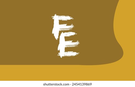 Alphabet letters Initials Monogram logo FE, EF, F and E
