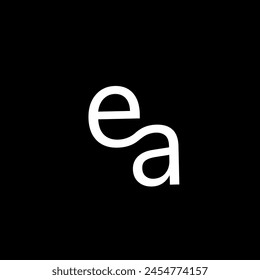 Alphabet letters Initials Monogram logo EA, EA, E and A