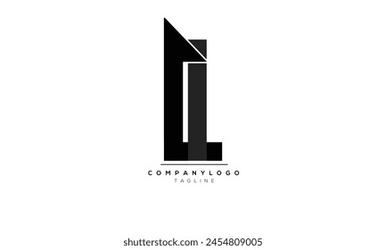 Letras del alfabeto Iniciales Logotipo de monograma LI,LI INITIAL,LI letra