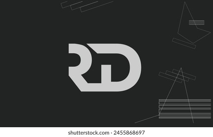 Alphabet letters Initials Monogram logo DR, RD, D and R