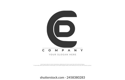Alphabet letters Initials Monogram logo CD,CD  INITIAL,CD  letter