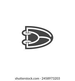Alphabet letters Initials Monogram logo GY, YG, G and Y