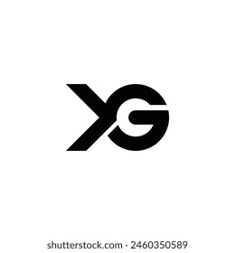 Letras del alfabeto Iniciales Monograma logo GY YG