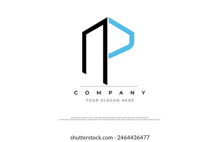 Alphabet letters Initials Monogram logo AP, AP INITIAL, AP letter