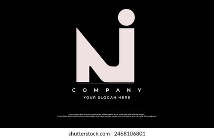 Buchstaben Initialen Monogram Logo AI, AI INITIAL, AI Letter