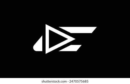 Buchstaben Initialen Monogramm Logo CD, C und D