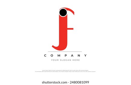 Letras del alfabeto Iniciales Logo de monograma IF, IF INITIAL, IF letter, JF logo