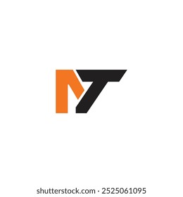 Alphabet Buchstaben Initialen Monogramm Logo MT, TM, M und T