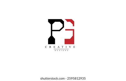 Alphabet letters Initials Monogram logo PG GP P G