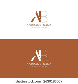 Alphabet Buchstaben Initialen Monogramm Logo AB, AB INITIAL, AB Buchstabe