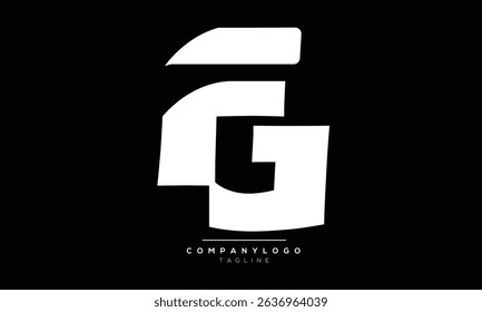 Letras del alfabeto Iniciales Logotipo del monograma, FG INICIAL, letra FG