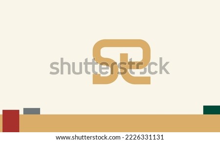 Alphabet letters Initials Monogram logo SE, ES, S and E