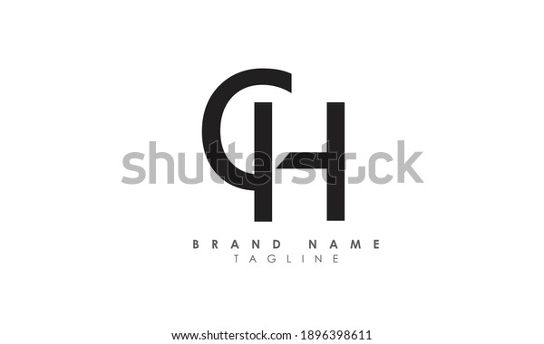 Alphabet Letters Initials Monogram Logo Ch Stock Vector (Royalty Free ...