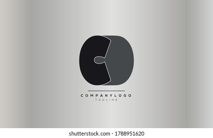 Alphabet letters Initials Monogram logoCD,DC,C and D