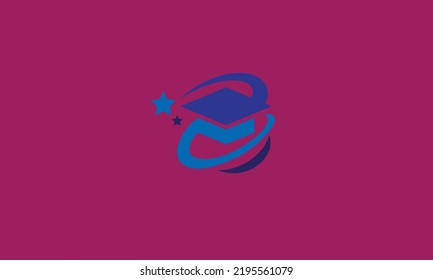 Letras alfabetas Logo del primer monograma. Ya está instituto inglés. Mejor Entrenamiento en Inglés